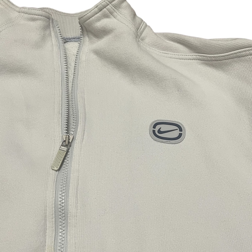Vintage Nike Grey Tag Heavyweight Full Zip Embroidered Spell Out Size Large - Picture 5 of 6